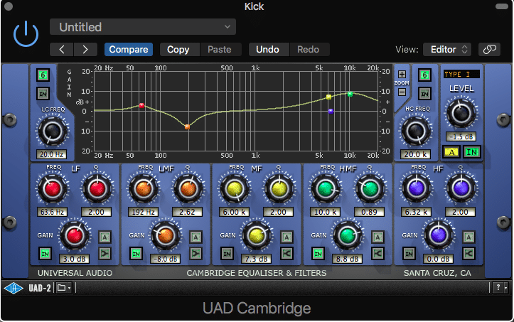 Boosting Kick drum Frequencies